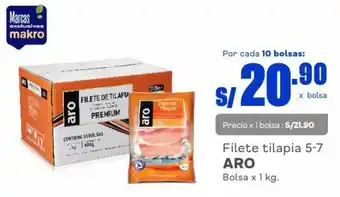 Makro ARO Filate Tilapia 5-7 1kg oferta