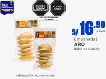 Makro ARO Empanadas 6unids oferta