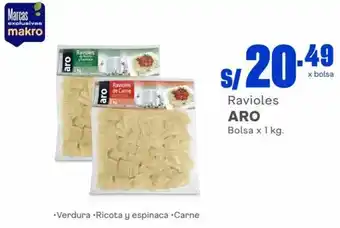 Makro Aro Ravioles 1kg oferta