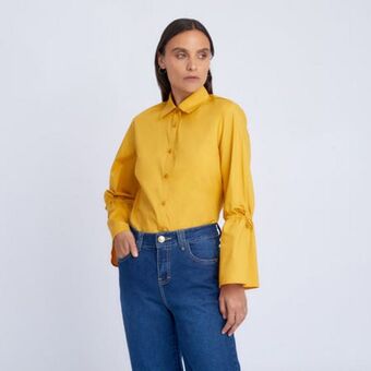 Fina Perú Blusa betina mostaza oferta