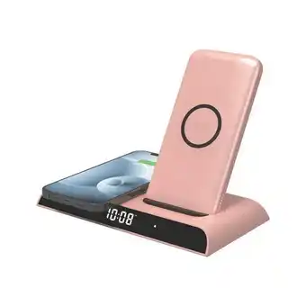 iShop Dock de carga powerstation mophie con batería portátil inalámbrica de 10,000mah - oro rosa oferta