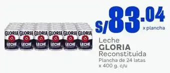Makro Gloria Leche Reconstituida 24 Latas x 400g oferta