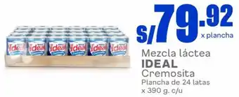 Makro Ideal Mezcla Láctea Cremosita 24 Latas 390g oferta
