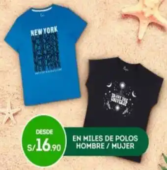 Tottus En Miles de Polos Hombre/Mujer oferta