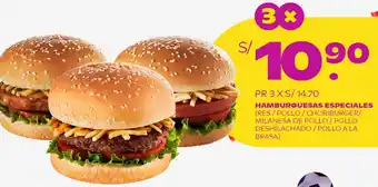 Tambo Hamburguesas Especiales oferta