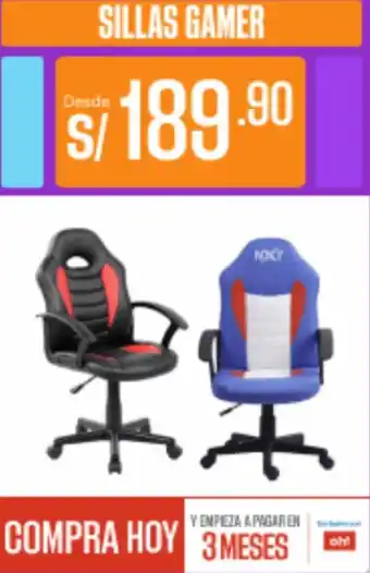 Promart Sillas Gamer oferta