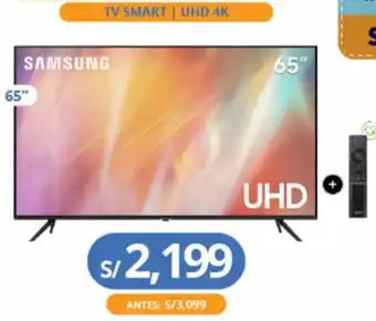 Tiendas EFE Samsung TV Smart UHD 4K 65" oferta