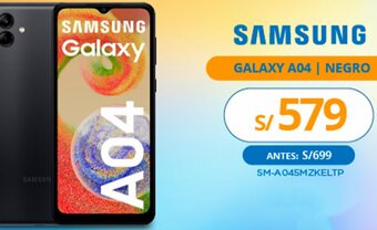 Samsung Galaxy A04 Negro