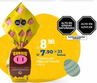 Metro Huevo de Pascua Gordis 80g oferta