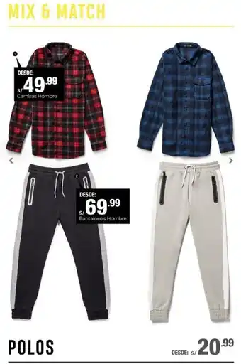 Metro Camisas Hombre oferta