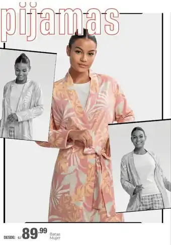 Metro Batas Mujer oferta