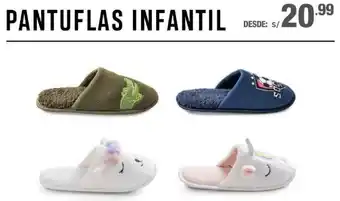 Metro Pantuflas Infantil oferta
