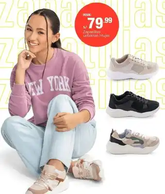 Metro Zapatillas Urbamas Mujer oferta