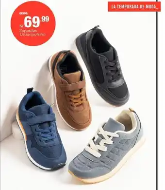 Metro Zapatillas Urbanas Niño oferta