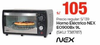 Metro Nex Horno Eléctrico 9L oferta