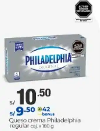 Metro Queso Crema Philadelphia Regular Caj. 180g oferta