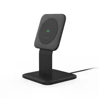 iShop Base de carga inal\u00e1mbrica de 15 w compatible con snap y magsafe - negro oferta