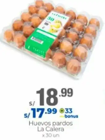 Metro Huevos Pardos La Calera 30un oferta
