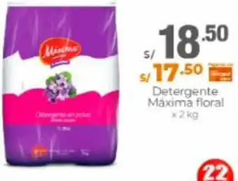 Metro Detergente Máxima Floral 2kg oferta