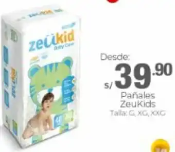 Metro Pañales ZeuKids G,XG,XXG oferta