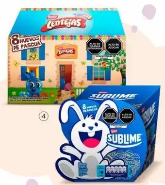 Wong Huevos de Pascua Sublime o Lentejas 8 Pack x 165,6g/168g oferta