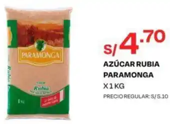 Wong Azúcar Rubia Paramonga 1kg oferta