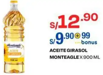 Wong Aceite Girasol Monteagle 900ml oferta