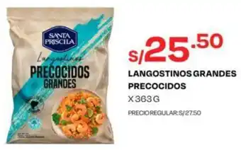 Wong Langostino Grandes Precocidos 363g oferta