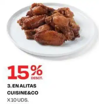 Wong En Alitas Cuisine & Co 10uds oferta