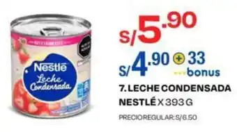 Wong Leche Condensada Nestlé 393g oferta