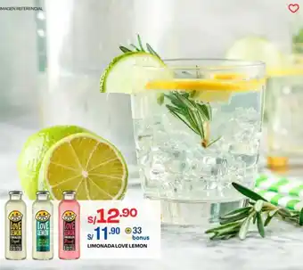 Wong Limonada Love Lemon oferta