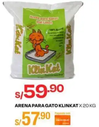 Wong Arena para Gato Klinkat 20kg oferta