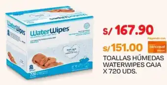 Wong Toallas Húmedas Waterwipes Caja 720uds oferta