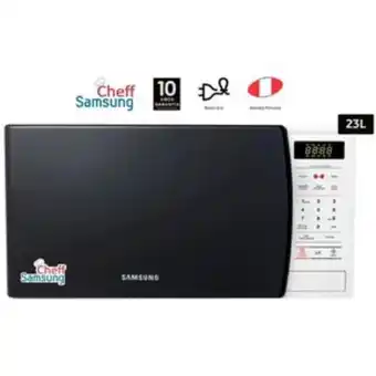 Linio Horno microondas samsung 23l amw831k/xpe... oferta