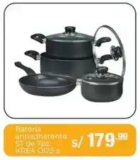 Metro Bateria Antiadherente ST de 7pz KREA O123 oferta