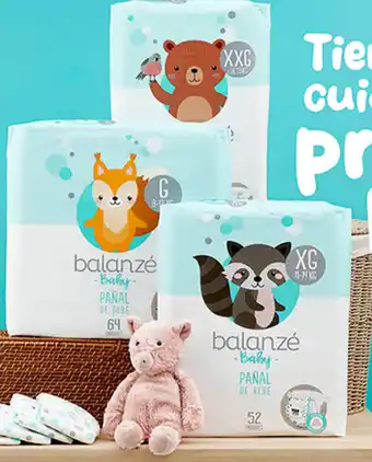 Plaza Vea Balanzé Baby Pañal M, G, XG, XXG 72unid/64unid oferta