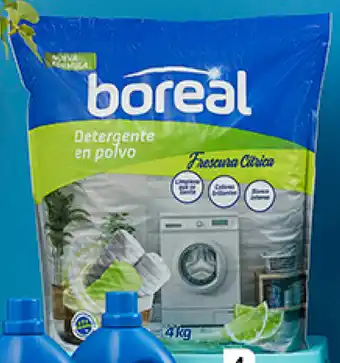 Plaza Vea Boreal Detergente en Polvo Floral/Limón 4kg oferta