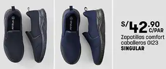 Plaza Vea Singular Zapatillas Comfort Caballeros 0123 oferta