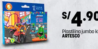 Plaza Vea Artesco Plastilina Jumbo oferta