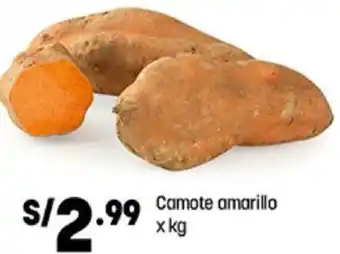 Plaza Vea Camote Amarillo oferta