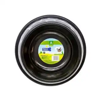 Tottus Plato melamine negro perro x 1 un oferta