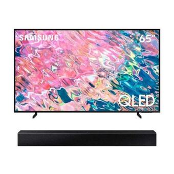 Hiraoka Televisor samsung smart tv 65 qled 4k qn65q60bagxpe (2022) + soundbar samsung hw-t400/pe oferta
