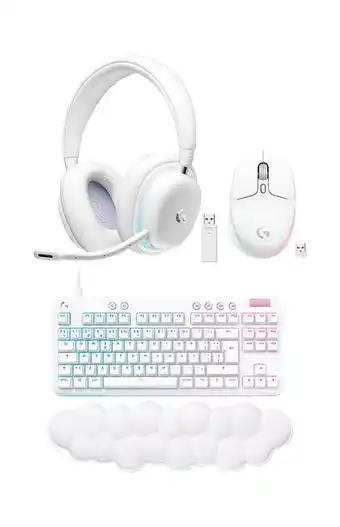 Tiendas EFE Pack logitech: teclado gamer g713 + audífonos inalámbrico g735 + mouse inalámbrico g705 oferta