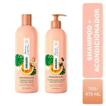 Mifarma Pack shampoo y acondicionador amarás reparación divina oferta