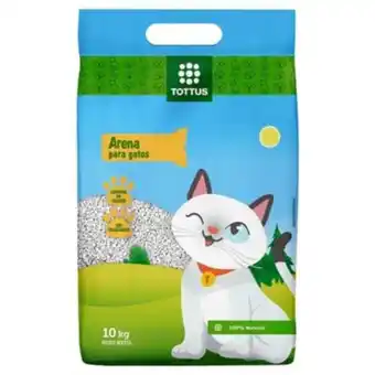 Tottus Arena para gato s/perfume tottus 10 kg oferta