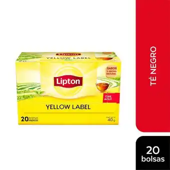 Vivanda Infusiones lipton té negro con camellia sinensis caja 20un oferta