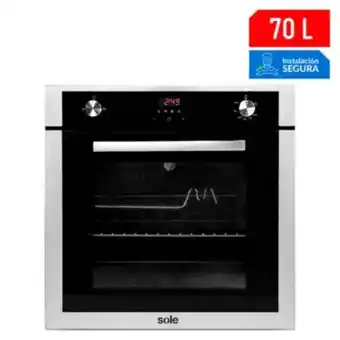 Horno empotrable a gas sole 70l 3120solho007