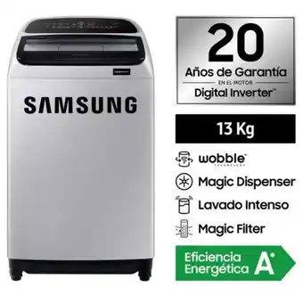 Hiraoka Lavadora samsung wa13t5260by/pe 13kg oferta