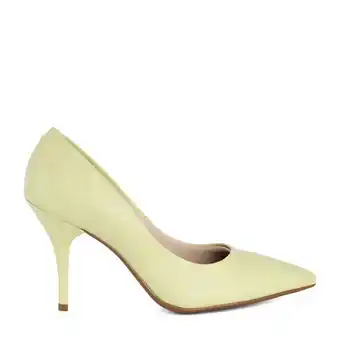 Beira rio zapatos de vestir para mujer amarillo claro