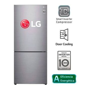 Hiraoka Refrigeradora lg bottom freezer gb41bpp no frost 408l oferta